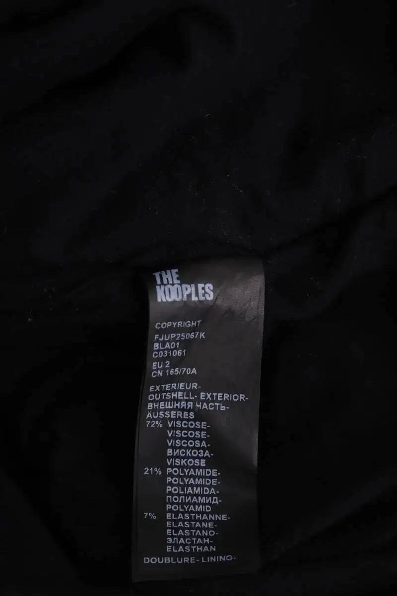 Mini jupe The Kooples Noir en Viscose