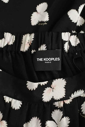 Mini jupe The Kooples Noir en Viscose
