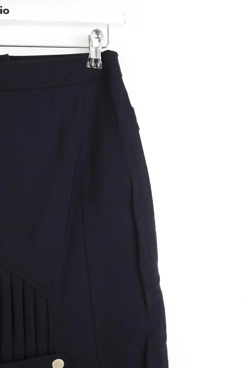Mini jupe Valentino Noir en Laine