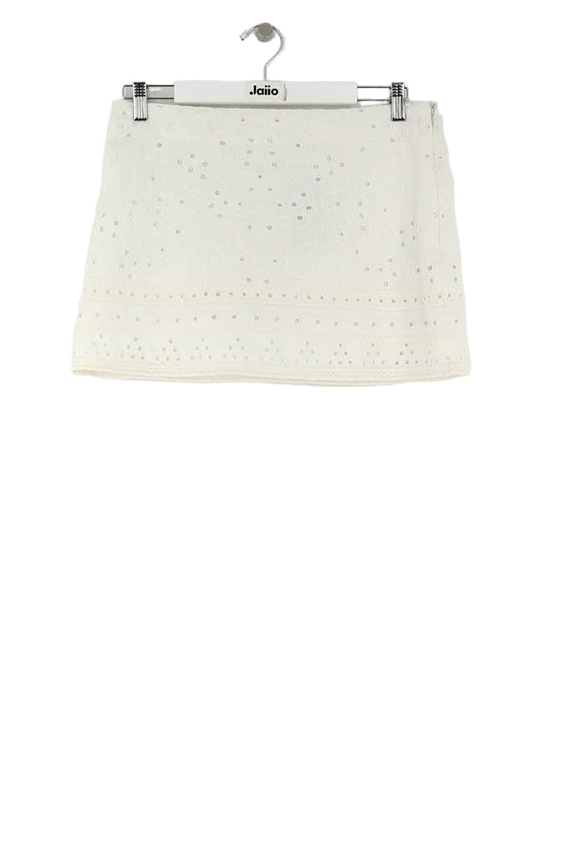 Mini jupe Vanessa Bruno Blanc en Coton, taille M - Seconde Main