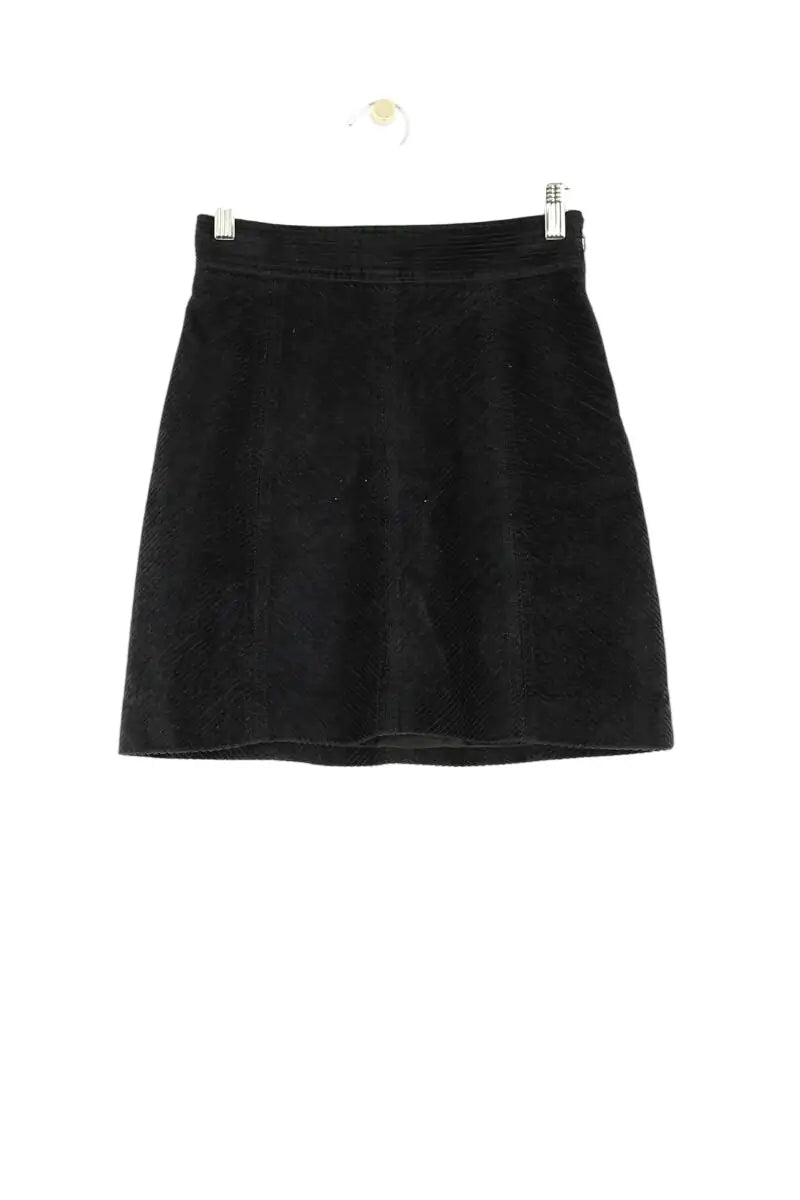 Mini jupe Vanessa Bruno Noir en Coton, taille XS - Seconde Main