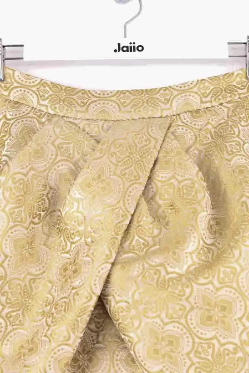 Mini jupe Vera Wang Doré en Synthétique