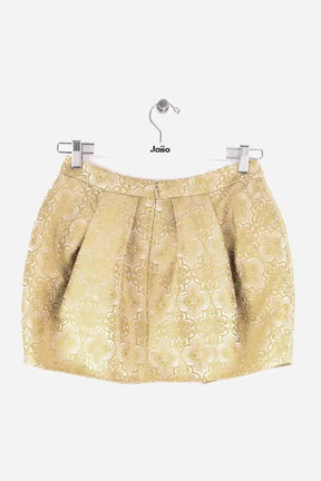 Mini jupe Vera Wang Doré en Synthétique