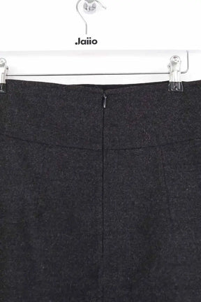 Mini jupe Yves Saint Laurent Anthracite en Laine