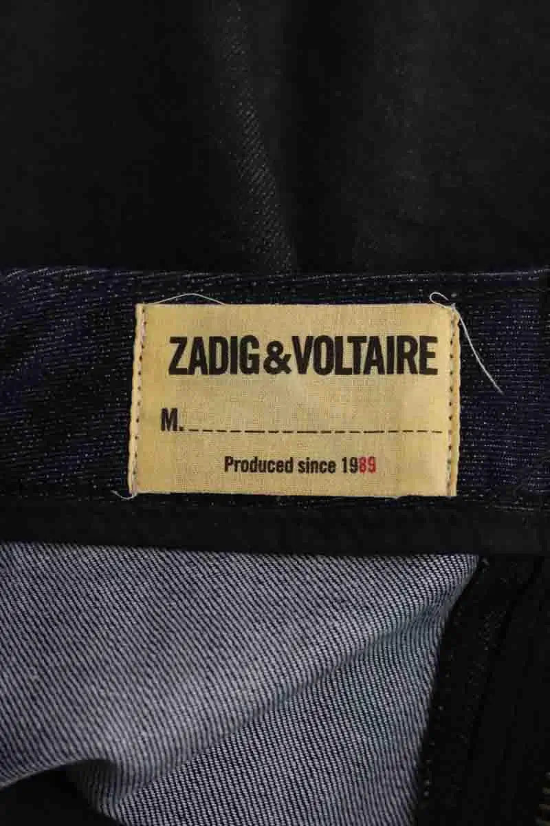 Mini jupe Zadig & Voltaire Anthracite en Coton