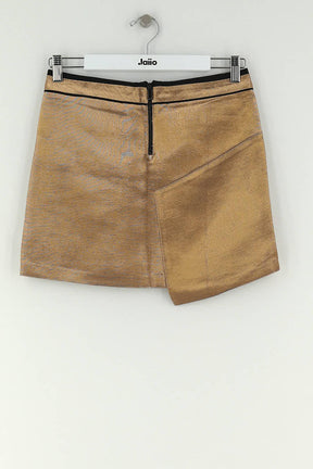 Mini jupe Zadig & Voltaire Argent en Coton