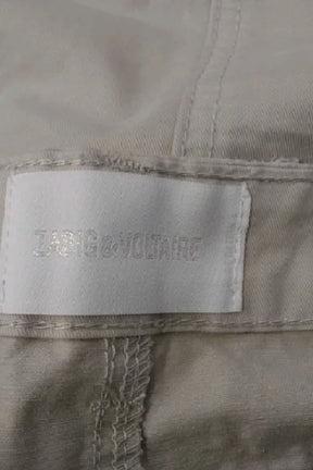 Mini jupe Zadig & Voltaire Beige en Coton