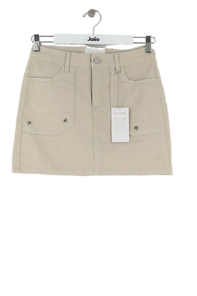 Mini jupe Zadig & Voltaire Beige en Coton, taille XS - Seconde Main