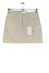 Mini jupe Zadig & Voltaire Beige en Coton, taille XS - Seconde Main