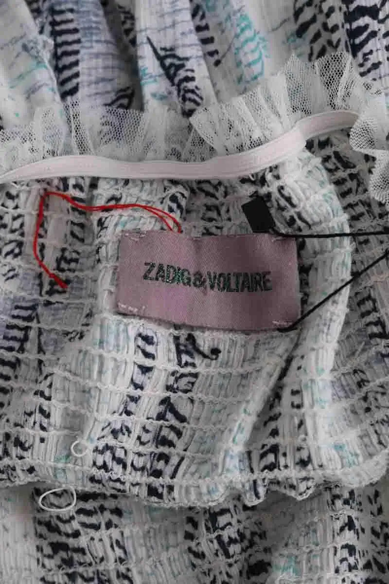 Mini jupe Zadig & Voltaire Blanc en Coton
