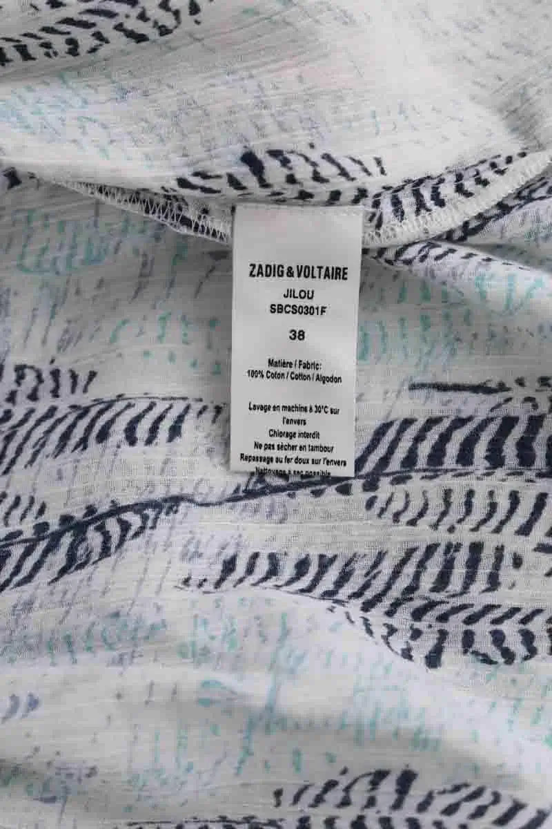 Mini jupe Zadig & Voltaire Blanc en Coton