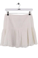 Mini jupe Zadig & Voltaire Blanc en Coton, taille S - Seconde Main