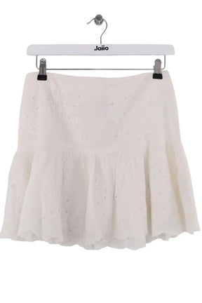 Mini jupe Zadig & Voltaire Blanc en Coton, taille S - Seconde Main