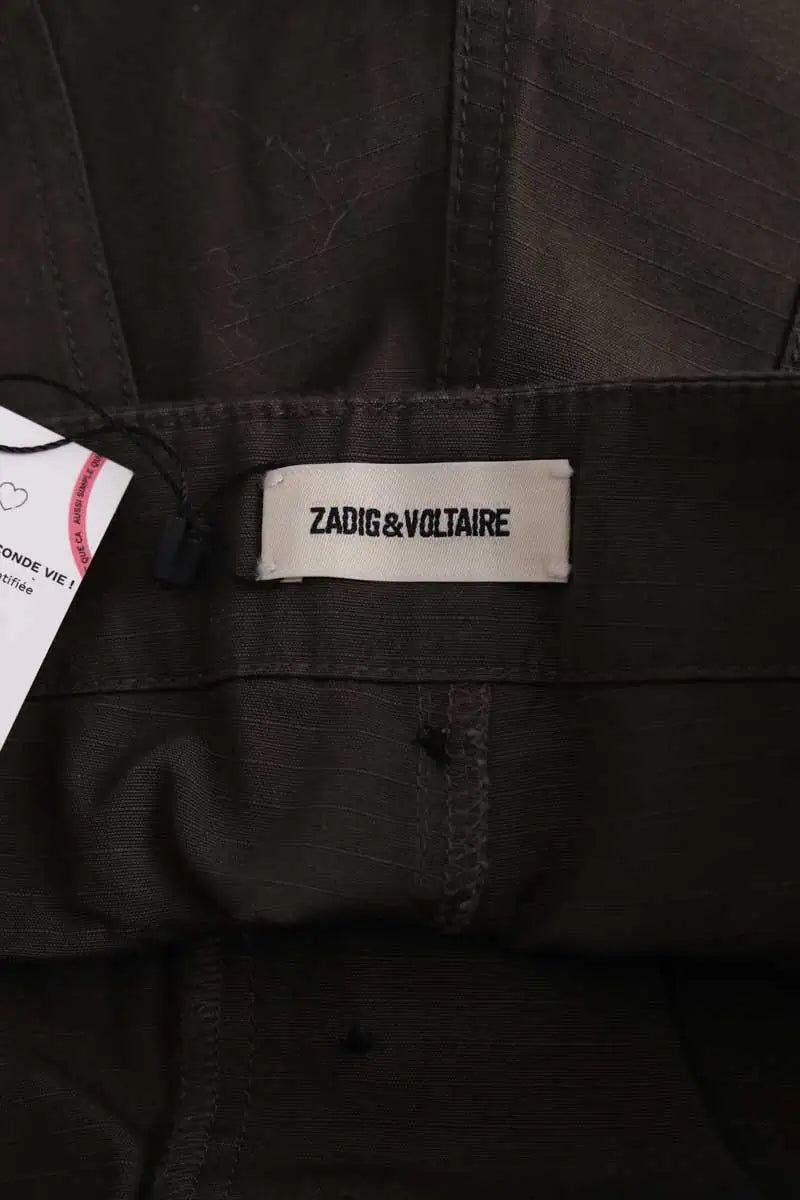 Mini jupe Zadig & Voltaire Bleu en Coton