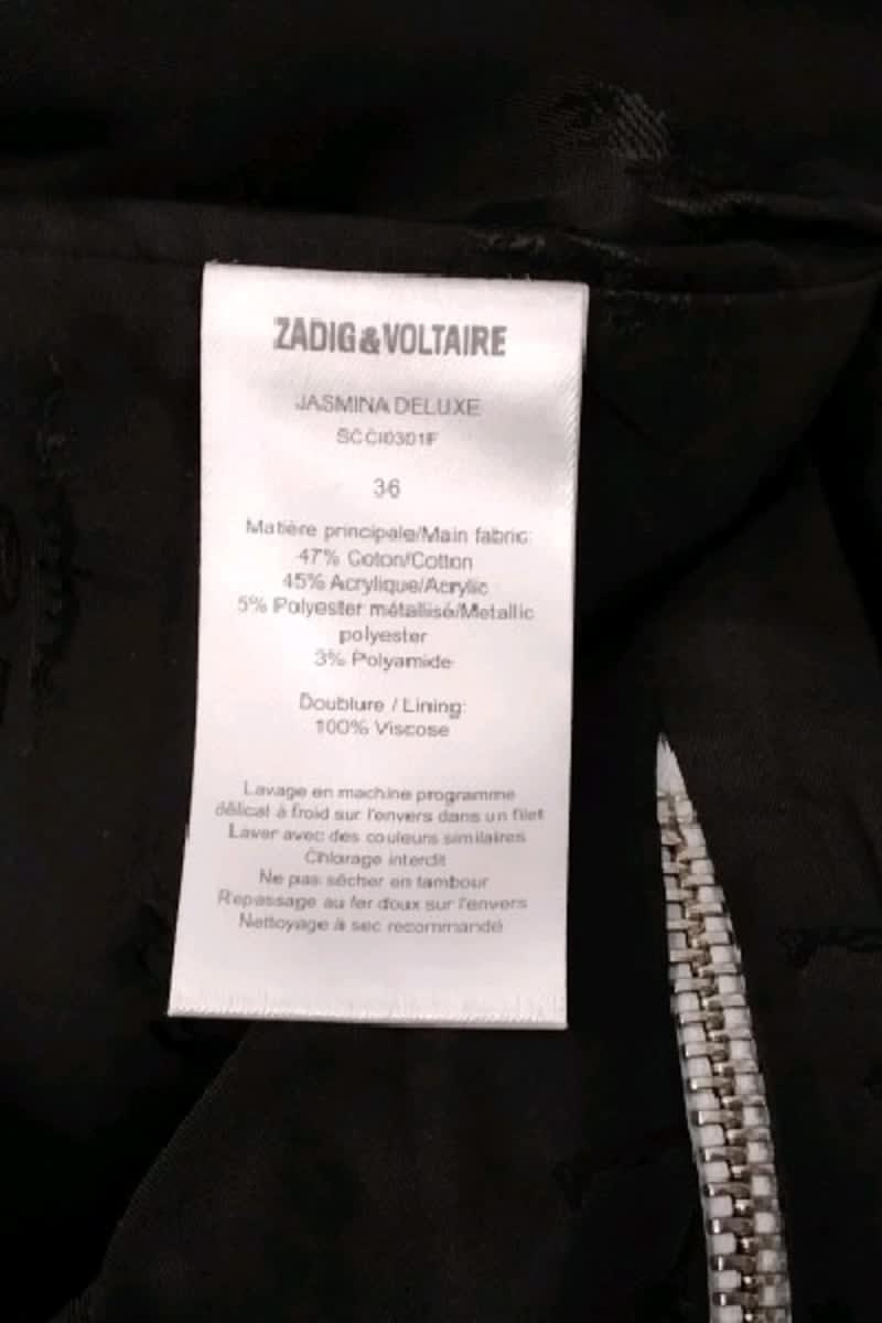 Mini jupe Zadig & Voltaire Doré en Coton