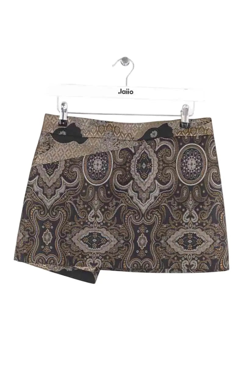 Mini jupe Zadig & Voltaire Doré en Synthétique, taille S - Seconde Main