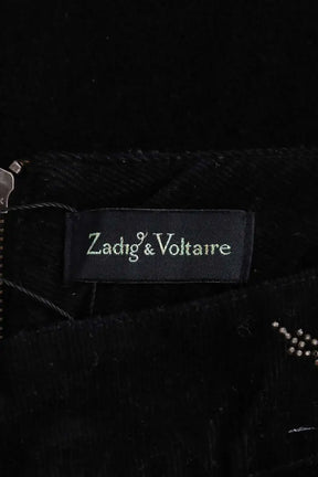 Mini jupe Zadig & Voltaire Jasmin Noir en Coton