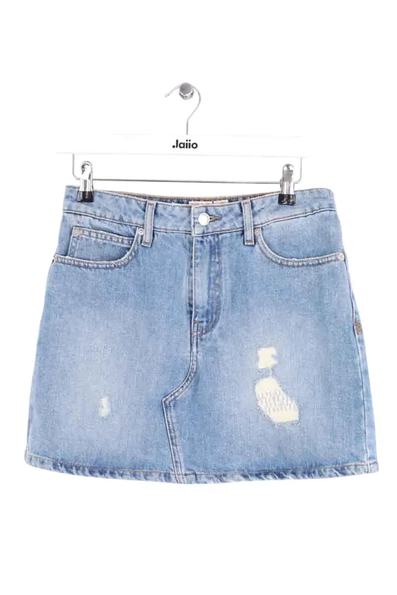 Mini jupe Zadig & Voltaire Juice destroy Bleu en Coton, taille S - Seconde Main