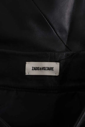 Mini jupe Zadig & Voltaire Noir en Cuir