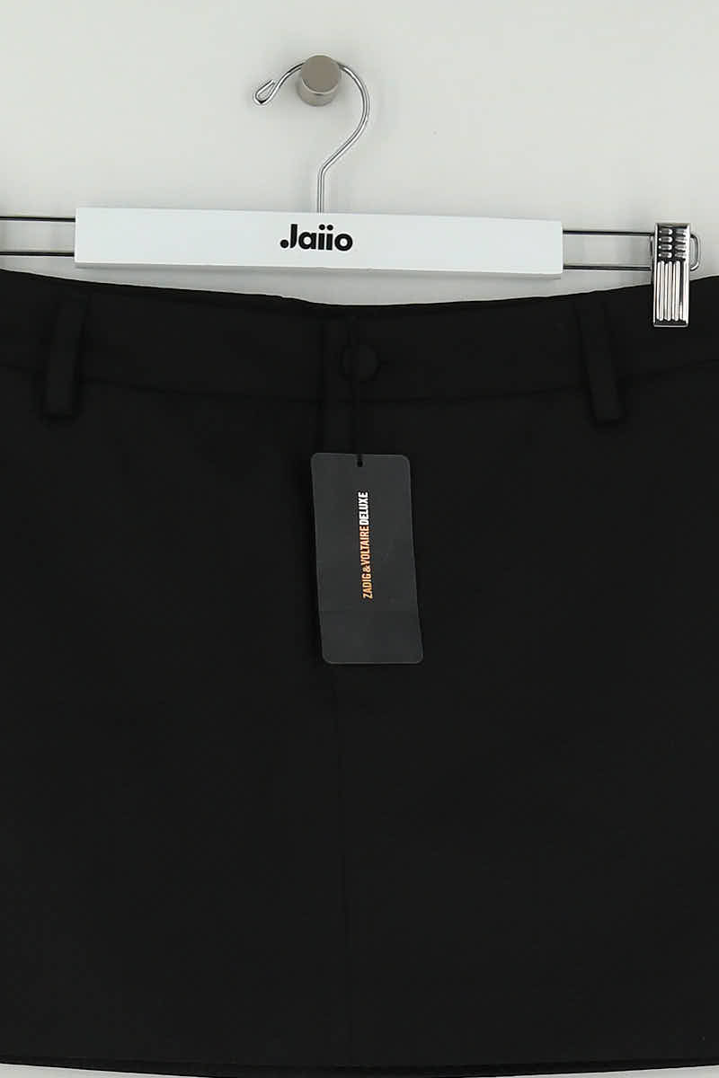 Mini jupe Zadig & Voltaire Noir en Polyester
