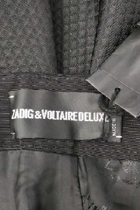 Mini jupe Zadig & Voltaire Noir en Polyester