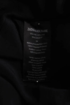 Mini jupe Zadig & Voltaire Noir en Synthétique