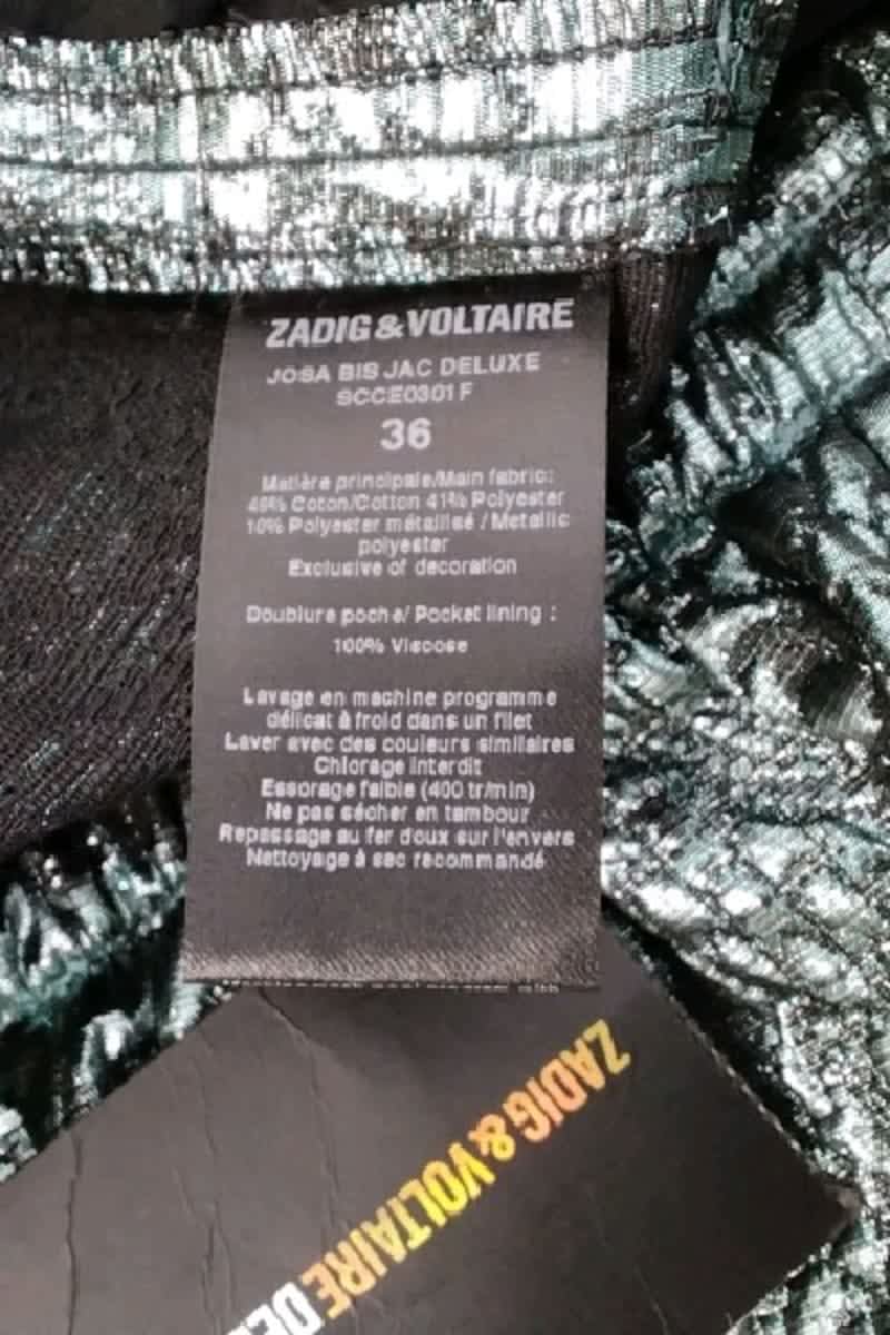 Mini jupe Zadig & Voltaire Vert en Coton