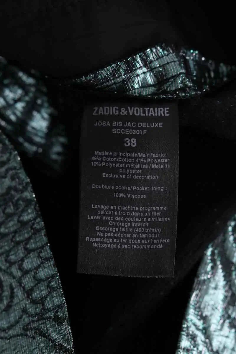 Mini jupe Zadig & Voltaire Vert en Viscose
