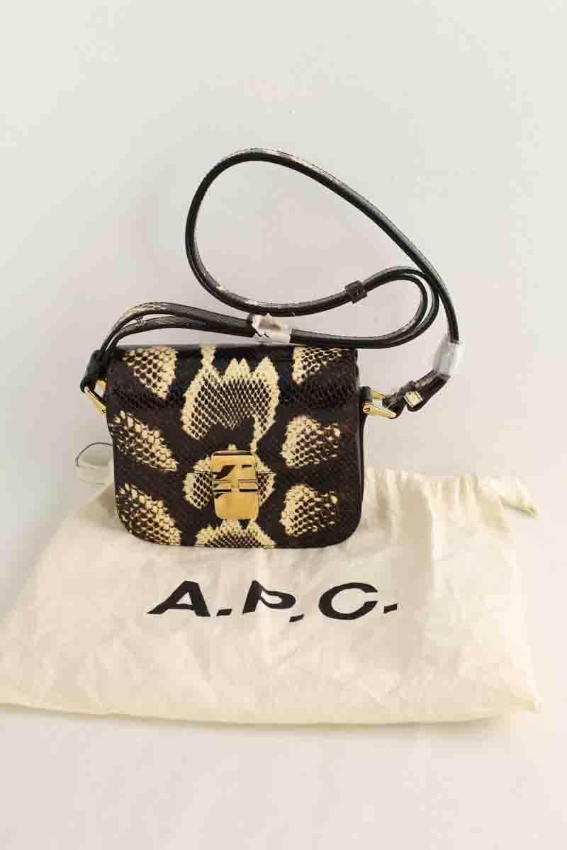 Mini sac APC Grace mini Marron en Cuir