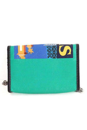 Mini sac Balenciaga Bazaar mini Vert en Cuir