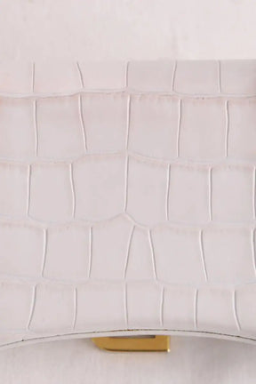 Mini sac Balenciaga Hourglass Blanc en Cuir