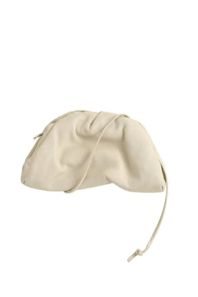 Mini sac Bottega Veneta Mini pouch Gris en Cuir - Seconde Main