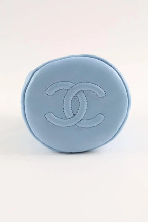Mini sac Chanel Bleu en Cuir
