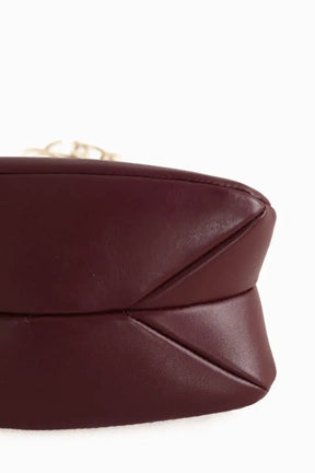 Mini sac Chloé Juana small Bordeaux en Cuir