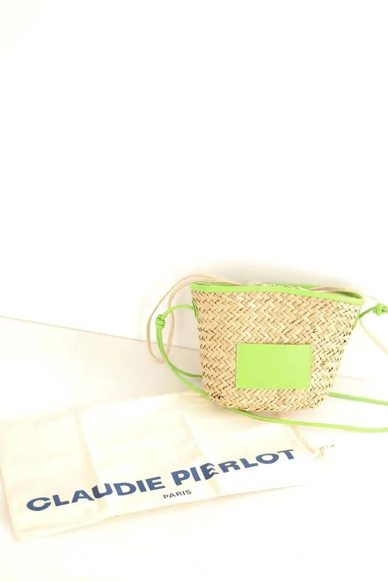 Mini sac Claudie Pierlot Vert en Tissu