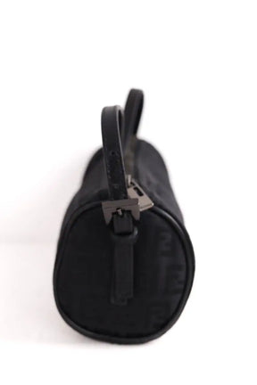 Mini sac Fendi Baguette en toile Noir en Tissu