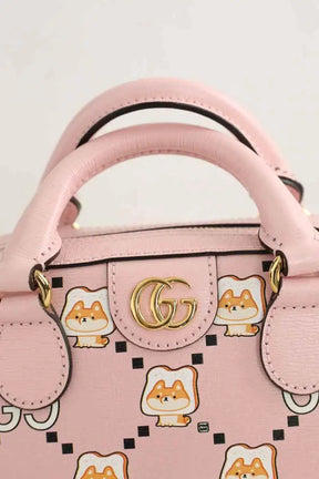 Mini sac Gucci Rose en Cuir
