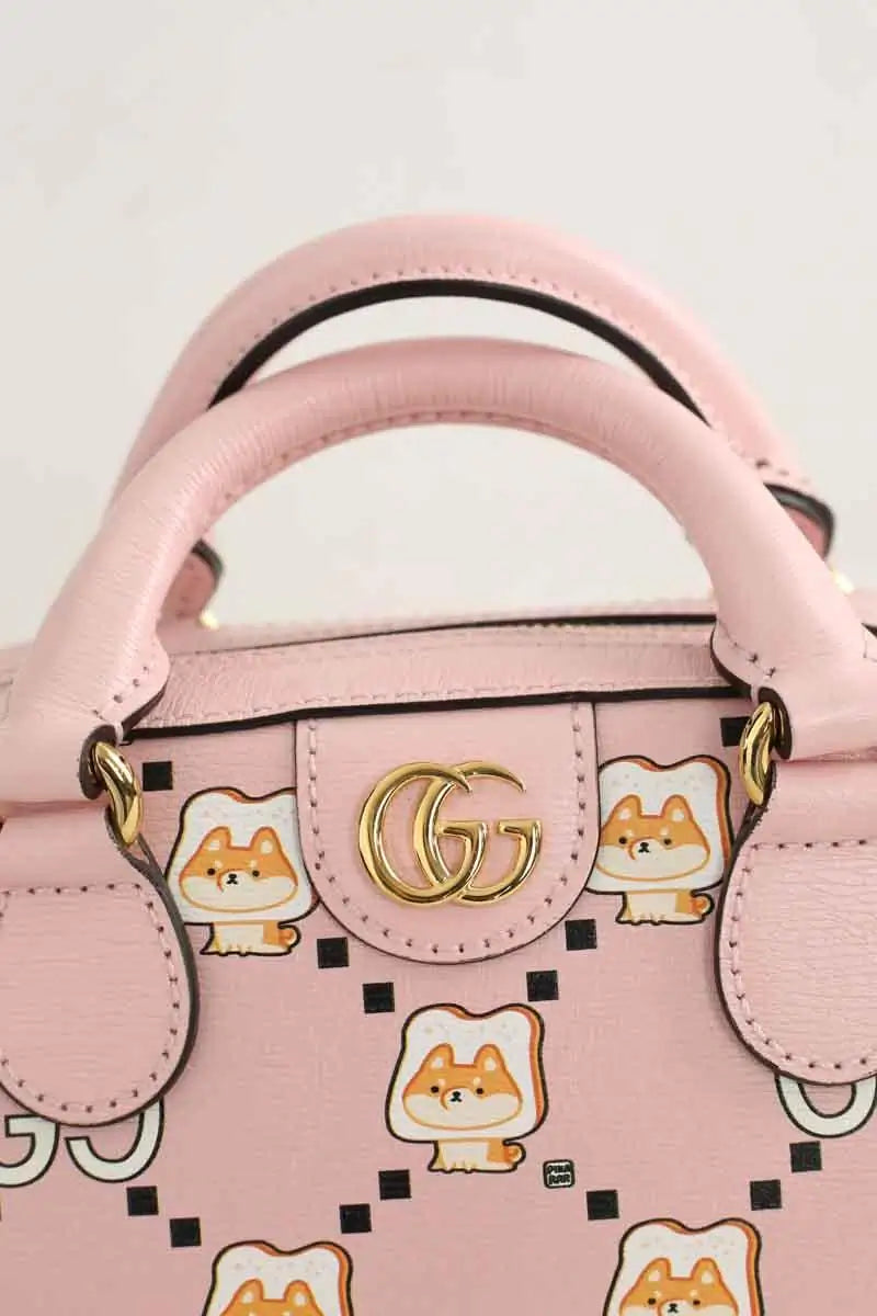 Mini sac Gucci Rose en Cuir