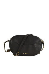 Mini sac Jérôme Dreyfuss Marc Noir en Cuir - Seconde Main
