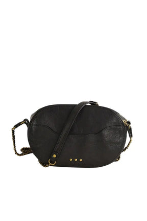 Mini sac Jérôme Dreyfuss Marc Noir en Cuir - Seconde Main