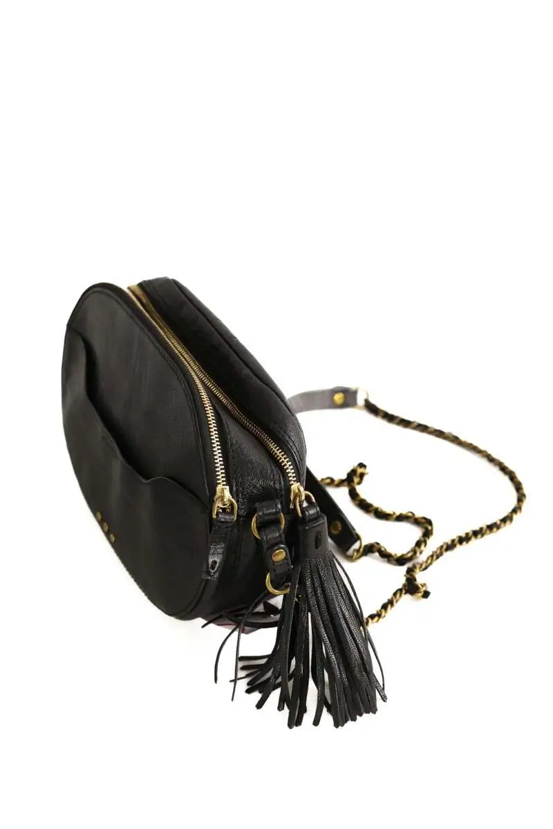 Mini sac Jérôme Dreyfuss Marc Noir en Cuir