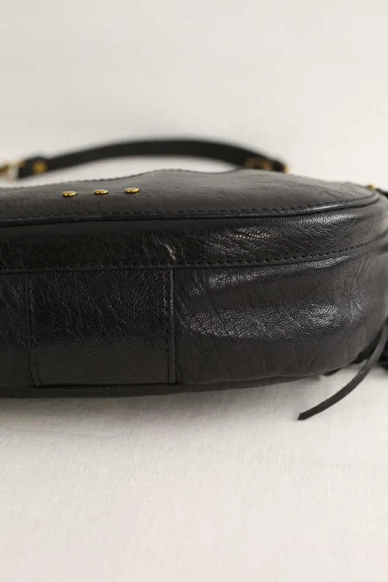 Mini sac Jérôme Dreyfuss Marc Noir en Cuir