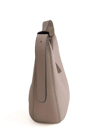 Mini sac Longchamp Le Foulonné petite Gris en Cuir