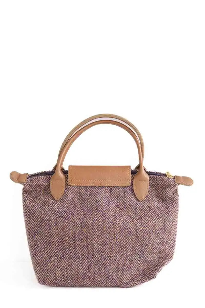 Mini sac Longchamp Marron en Tissu