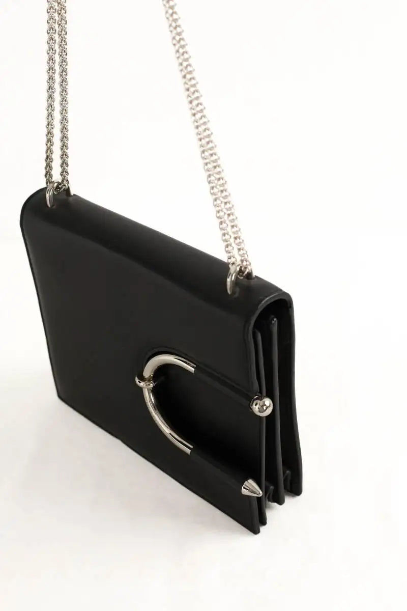 Mini sac Mugler Noir en Cuir
