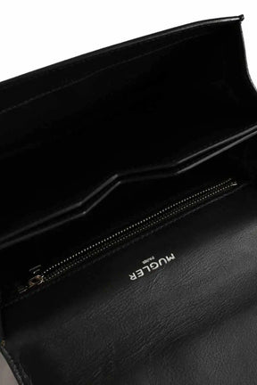 Mini sac Mugler Noir en Cuir