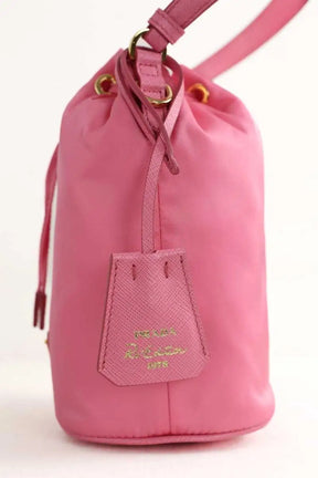 Mini sac Prada Re-Edition 1978 Rose en Synthétique