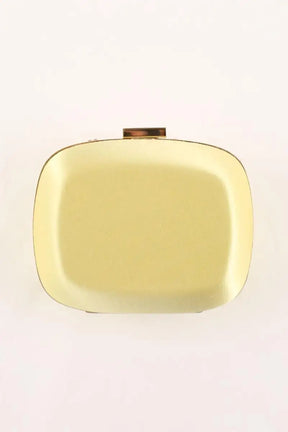 Mini sac Roger Vivier Blossom boite de nuit Jaune en Tissu