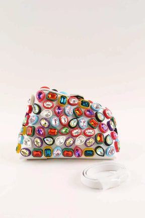 Mini sac The Attico MIDNIGHT Blanc en Cuir