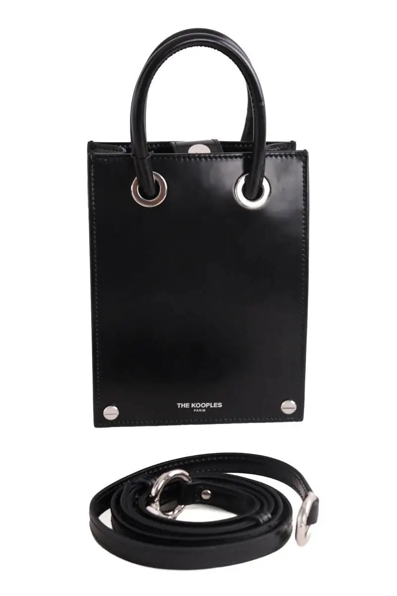 Mini sac The Kooples Noir en Cuir